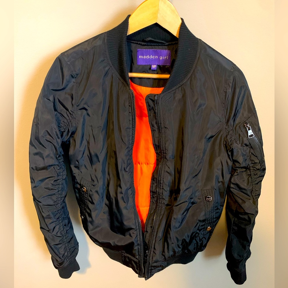 NWOT Madden Girl Small Bomber Jacket